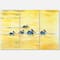 Designart - Pelicans On The Yellow River - Farmhouse Canvas Wall Art Print